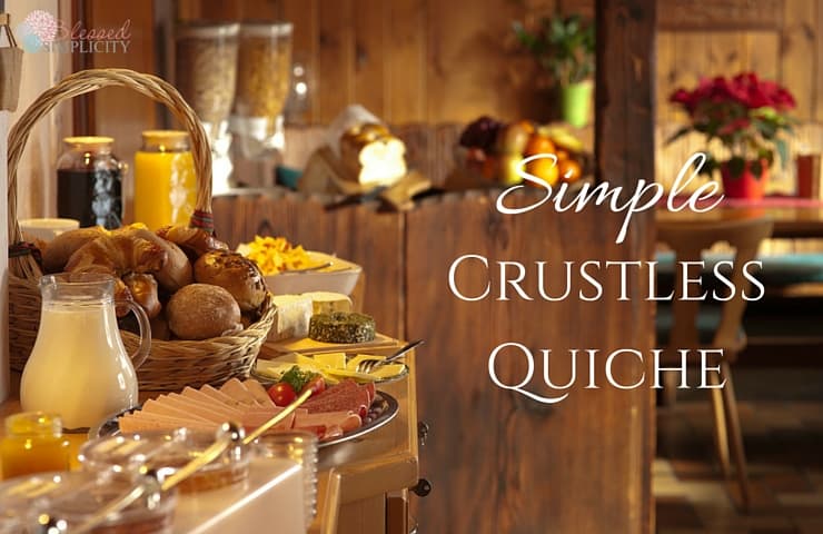 Simple Crustless Quiche