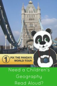 Pix Goes to London makes a great read aloud for homeschool geography.  