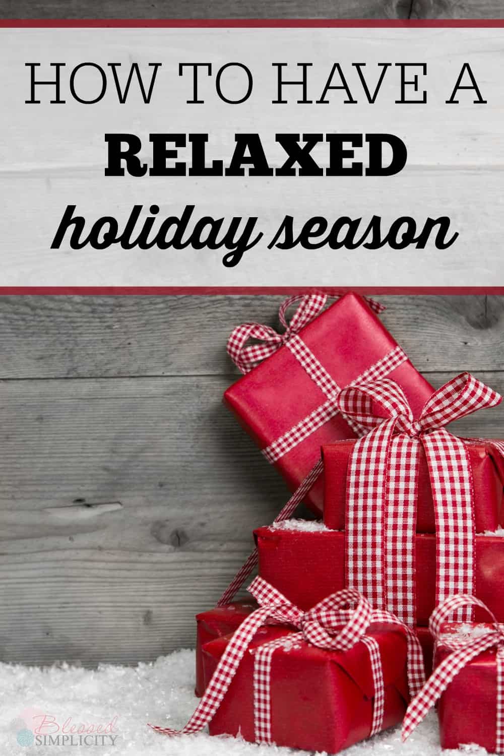 Love this easy step by step plan for a relaxed holiday season. Plan everything from holiday budget to holiday meals with printables.
