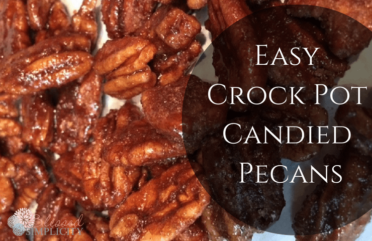 Easy Crock Pot Candied Pecans