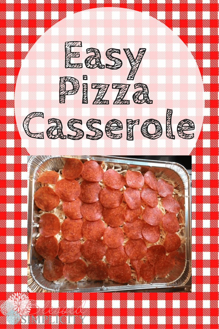 Easy kid friendly pizza casserole is great for weeknight dinners! Make them in bulk and pull out for a potluck meal. It even has gluten free options.