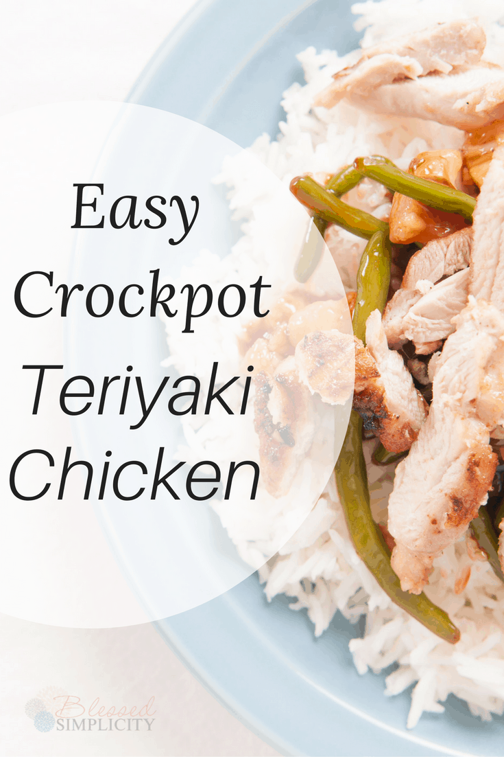 Delicious Teriyaki chicken recipe is super simple and fits the 21 day fix, and trim healthy mama plans. Plus, it is once a month cooking friendly.