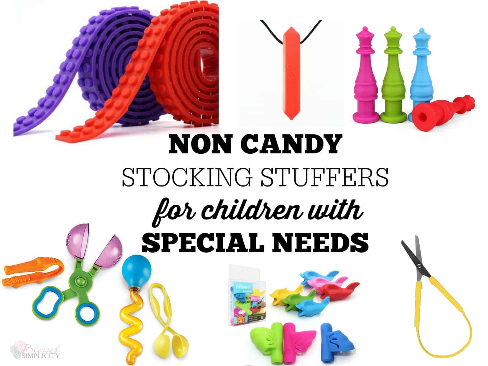 Non Candy Stocking Stuffers for Kids with Special Needs