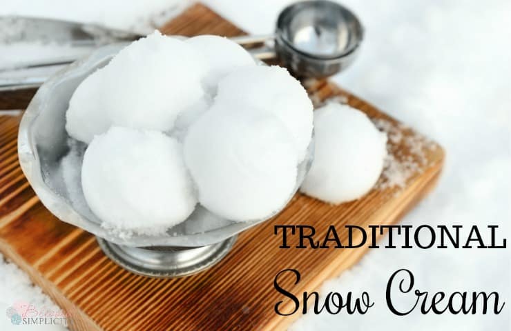 Easy to follow instructions for how to make snow cream, the traditional way. 