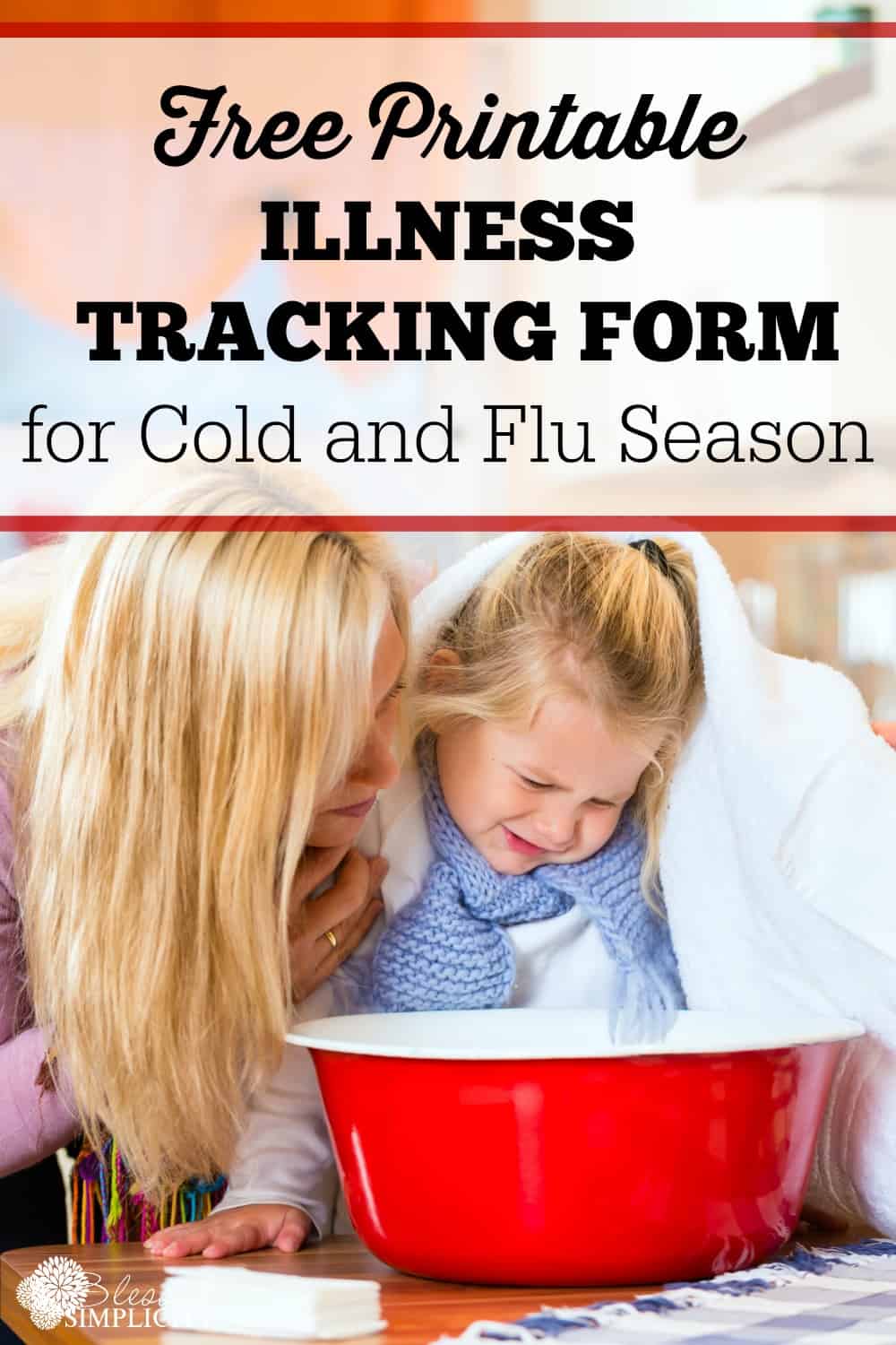 Track symptoms of illness from the beginning and give the most helpful information to your doctor with this illness tracking form.  When cold and flu season sets in, these are great tips for surviving and staying healthy with kids.
