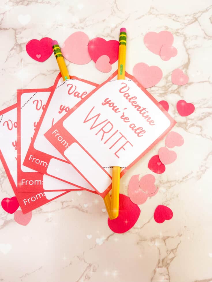 Free Printable Valentine's for Students