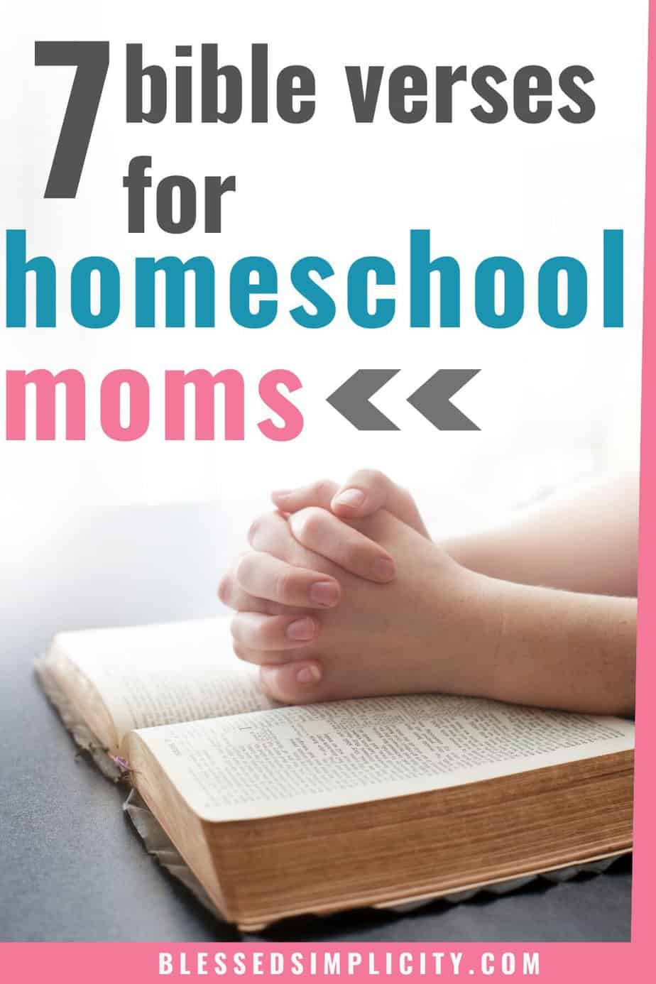 Bible Verses for Homeschool Moms