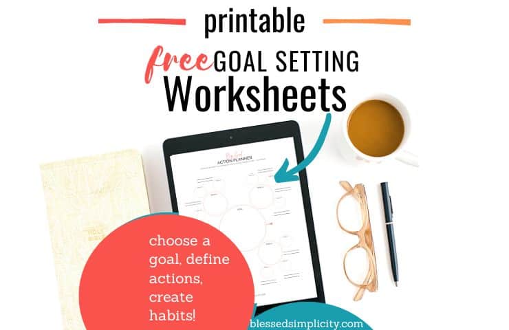 Goal Setting Worksheet for Moms – Free Printable