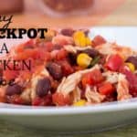 This delicious crockpot salsa chicken recipe is a perfect once-a-month cooking staple. It also works well with a ketogenic diet plan.