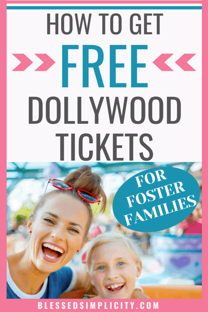 Want to take your foster children to Dollywood for free?  Get free dollywood tickets for foster families and enjoy some summer fun!  foster care | freebies for foster kids | discounts for foster families | foster to adopt | foster parenting #fostercare #fosterparenting #fosterkids #blessedsimplicity