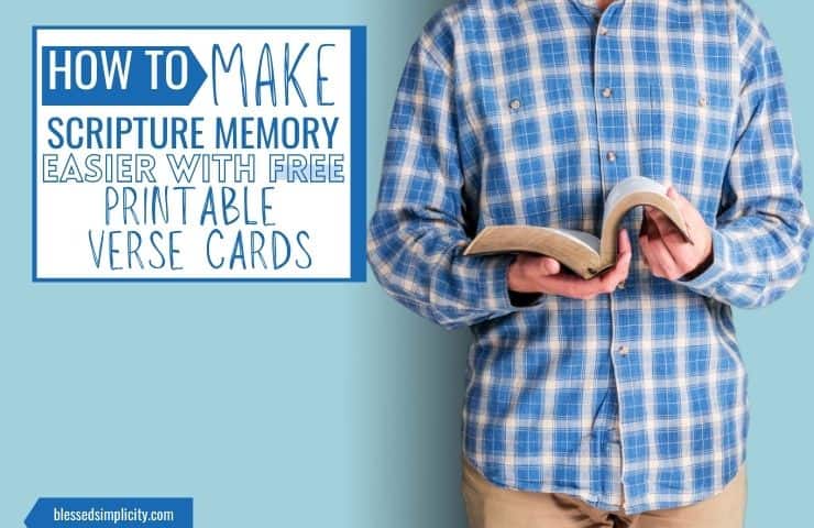Free Printable Scripture Memory Cards