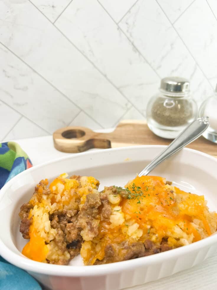 Crock Pot Tater Tot Casserole with Ground Beef