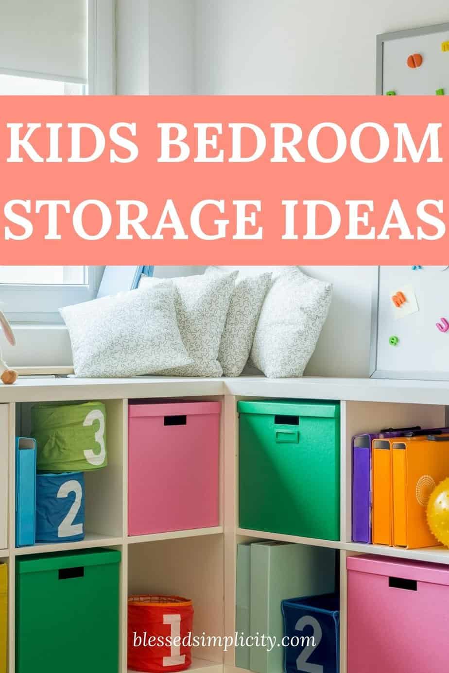 Kids Bedroom Storage Ideas
