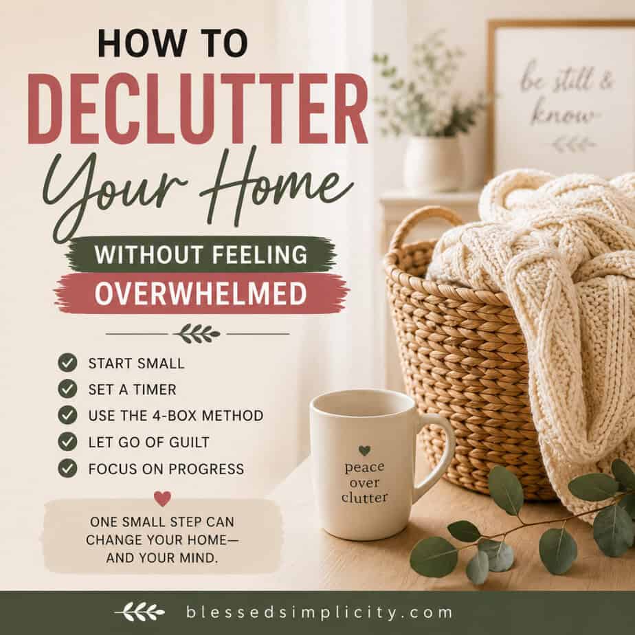 How to Declutter Your Home Without Feeling Overwhelmed
