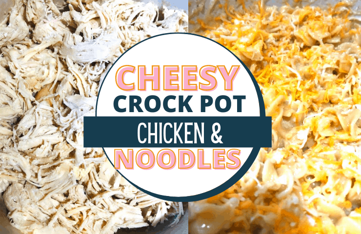 Cheesy Crock Pot Chicken and Noodles