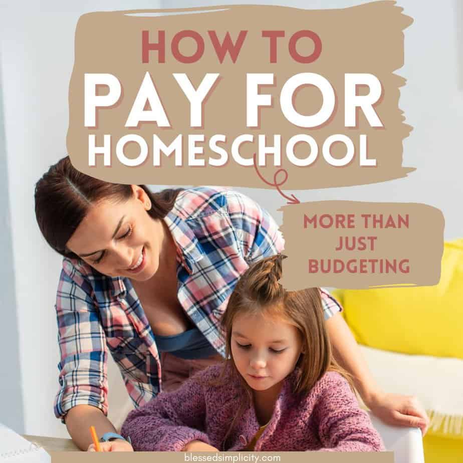 How to Pay for Homeschooling
