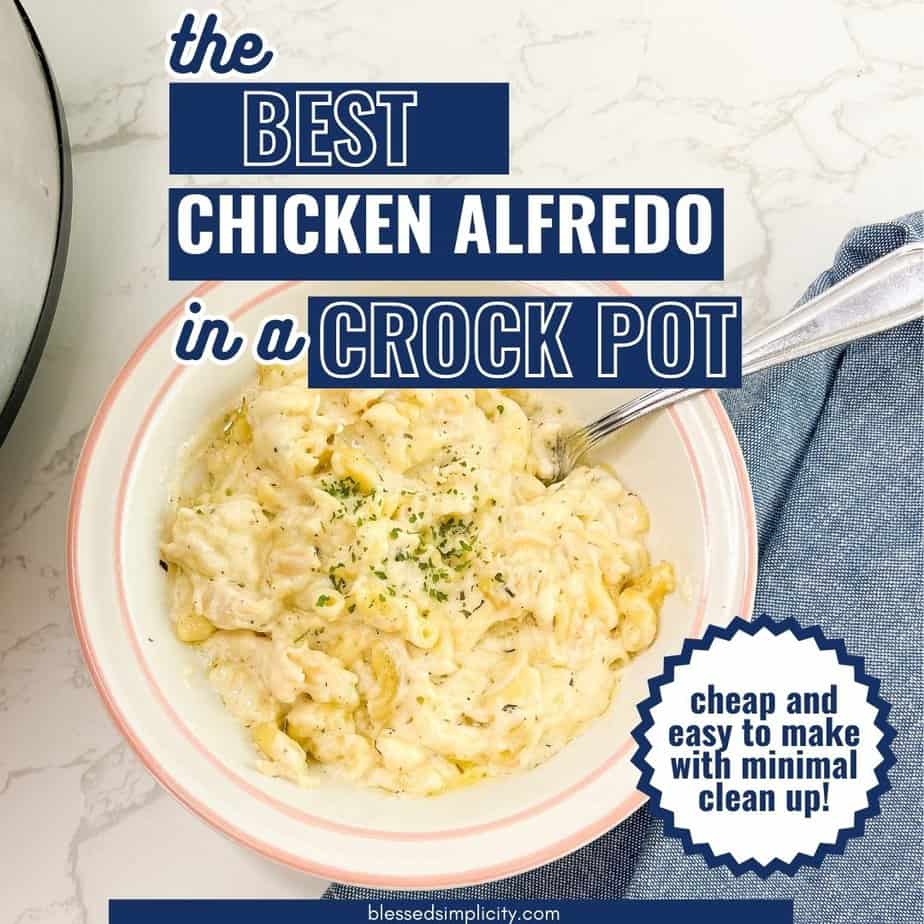 chicken alfredo in crockpot