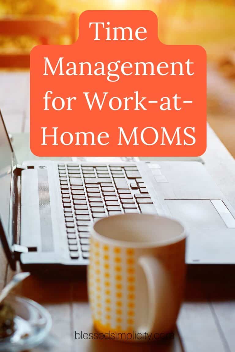 Time Management Tips for Work at Home Moms